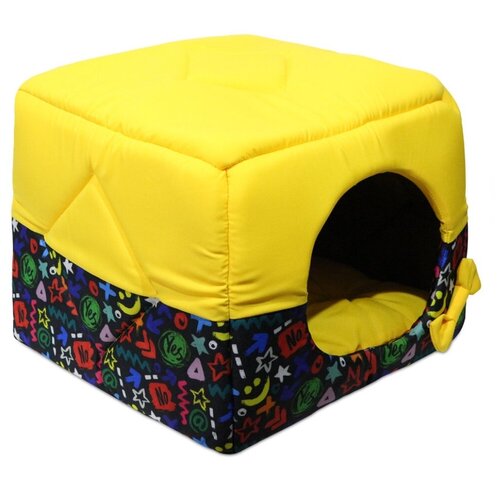 Домик лежанка 45*45*45 Кубик р-р М LM4030-053/Lion 1 шт