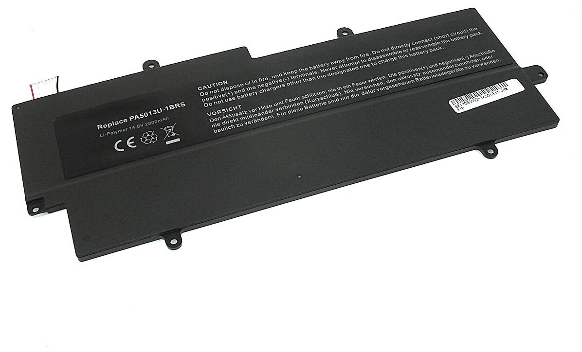 Аккумуляторная батарея для ноутбука Toshiba Z830 Z930 (PA5013U-1BRS) 14.8V 2600mah OEM черная