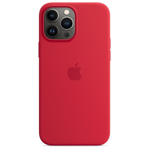 фото Чехол-накладка apple magsafe силиконовый для iphone 13 pro max (product)red