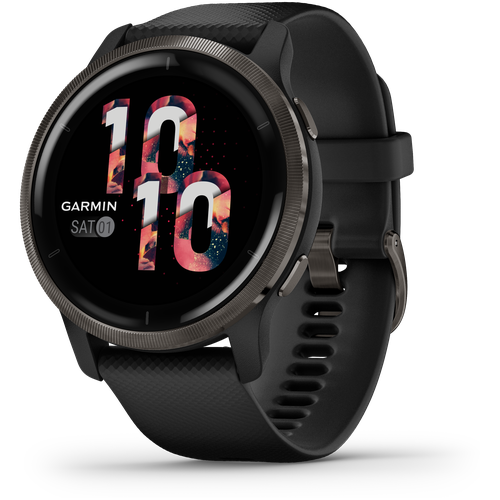 Умные часы Garmin Venu 2 45 мм GPS, черный..