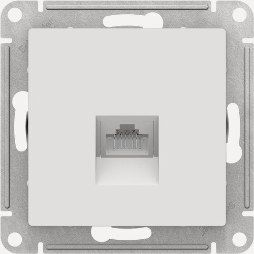 Изображение товара Розетка Schneider Electric ATLASDESIGN RJ45 0055182, компьютерная, белая
