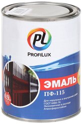 Эмаль Profilux, ПФ-115, алкидная, глянцевая, зеленая, 0.9 кг