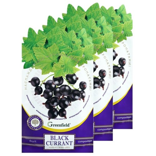 Саше ароматическое Greenfield Black Currant Черная смородина 15 г , 3 саше.