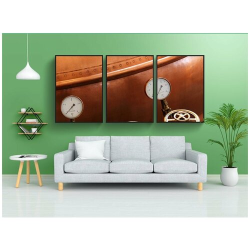 фото Набор модулных постеров для интерьера "давление, степень, оборудование" 60x90 см. в тубусе, без рамки lotsprints