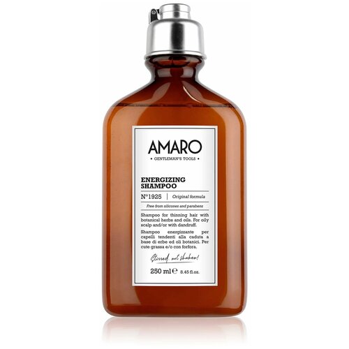 AMARO / Восстанавливающий шампунь для роста волос Amaro Energizing Shampoo 250 ml шампунь для волос amaro energizing shampoo 250 мл