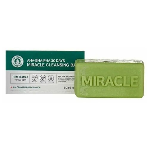 SOME BY MI Очищающее мыло с кислотами AHA BHA PHA 30 DAYS MIRACLE CLEANSING BAR 106гр 1940₽