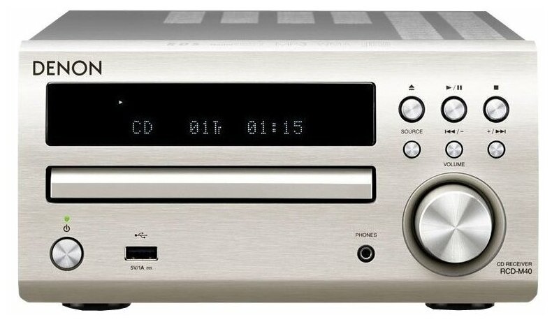 CD-ресивер Denon RCD-M41 silver — купить в интернет-магазине по низкой цене на Яндекс Маркете