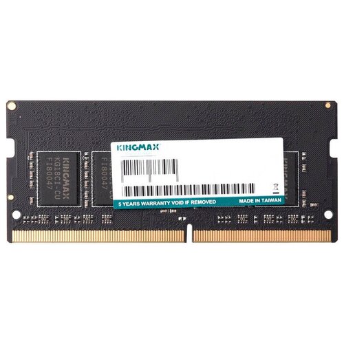 оперативная память kingmax ddr4 8gb 3200 мгц so dimm cl22 rtl km sd4 3200 8gs Оперативная память 4Gb DDR4 2666MHz Kingmax SO-DIMM (KM-SD4-2666-4GS)