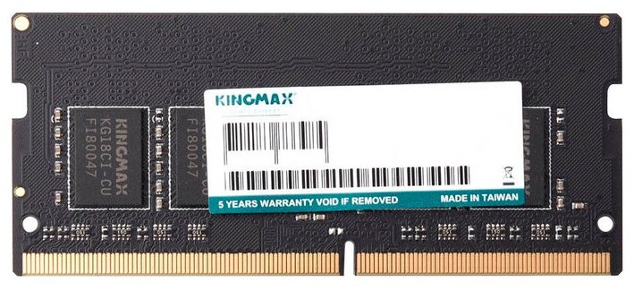 Оперативная память 4Gb DDR4 2666MHz Kingmax SO-DIMM (KM-SD4-2666-4GS)