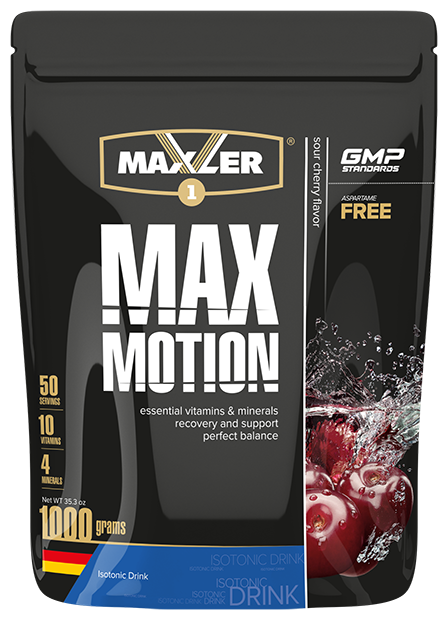 MAXLER EU Max Motion (Пакет) 1000 г (Sour Cherry Flavor)