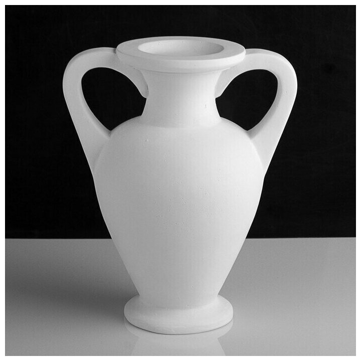 Гипсовая фигура ваза: амфора, 34 х 28,5 х 21 см