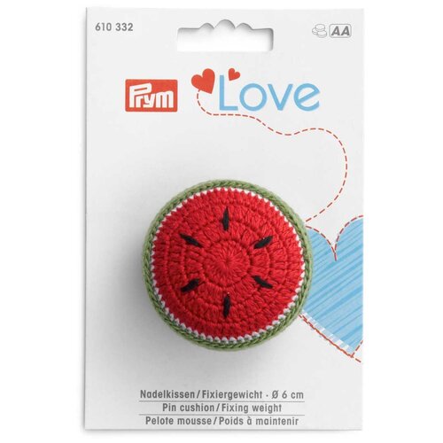 фото 610332 игольница арбуз prym love с фиксирующей гирей, prym