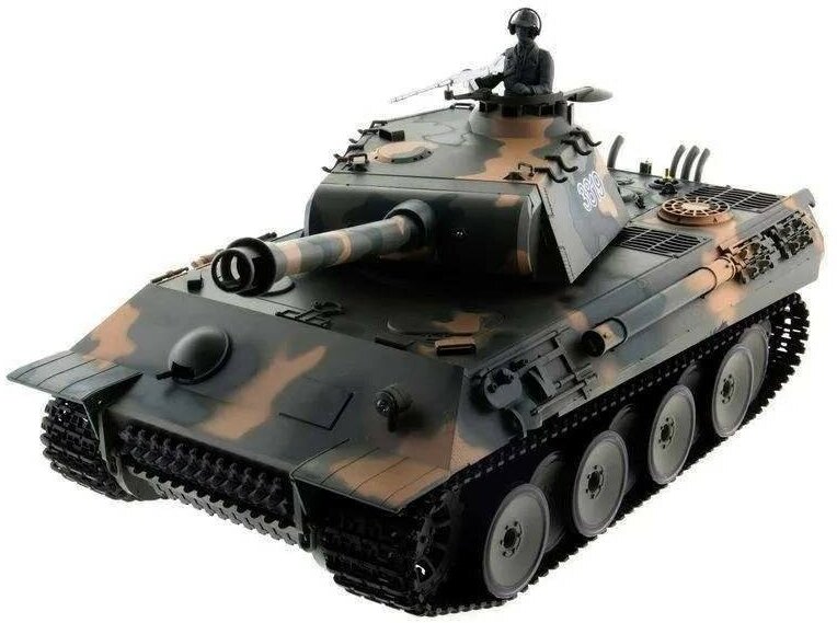 Другие танки/ БТР/ ПВО на радиоуправлении Heng Long Радиоуправляемый танк Heng Long Panther V7.0 масштаб 1:16 RTR 2.4G - 3819-1 V7.0