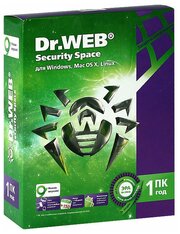 Антивирус Dr. Web® Security Space (1ПК 1год, BHW-B-12M-1-A3)