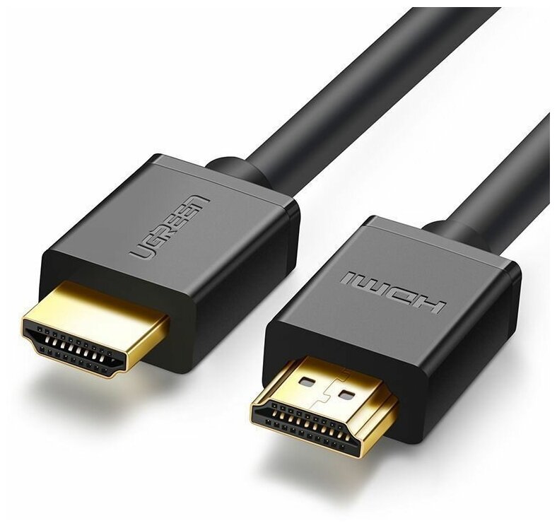 Кабель Ugreen HD104 (10106) HDMI Male To Male Cable (1 метр) чёрный