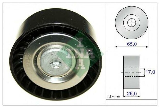 Ina ролик ремня приводного 532057110