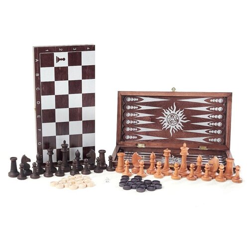 Подарочные нарды Белый металл