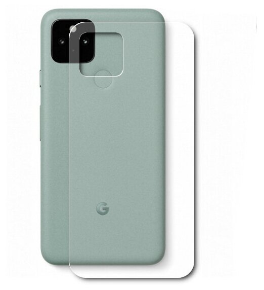 Гидрогелевая пленка LuxCase для Google Pixel 5 0.14mm Back Matte 86778 - фотография № 1