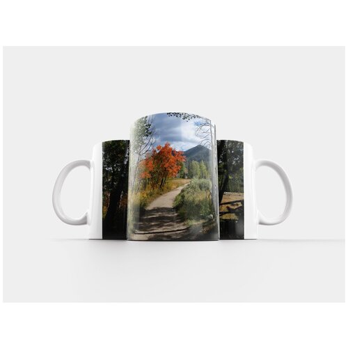 фото Кружка "поход, осень, лес" 320 мл lotsprints