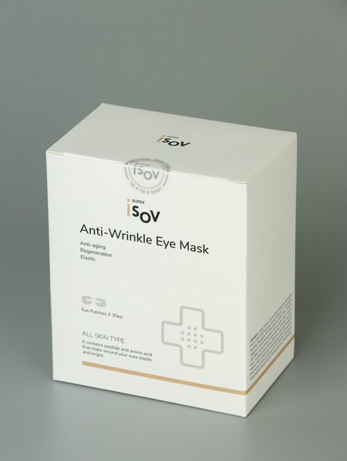 Маска тканевая под глаза Sorex Anti-wrinkle Eye Mask, Isov 30 шт х 30 г
