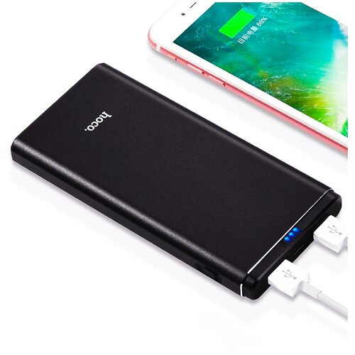 Power bank J2 10000mah/Power bank microUSB/Внешний портативный аккумулятор беспроводной/Повербанк/зарядка для телефона