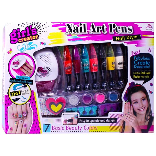 фото Детский маникюрный набор/koiko nail art pens детский маникюрный набор с лампой для ногтей