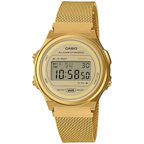 Наручные часы CASIO A171WEMG-9A, золотой наручные часы casio a 120weg 9a золотой