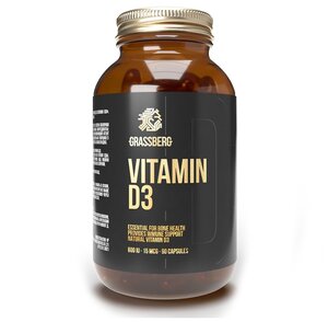 Grassberg Vitamin D3 капс., 600 МЕ, 90 шт.