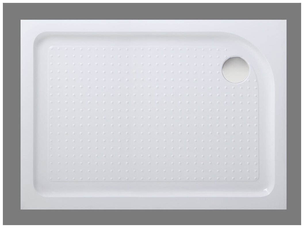 Поддон для душа акриловый BelBagno TRAY-BB-AH-120/80-15-W-R