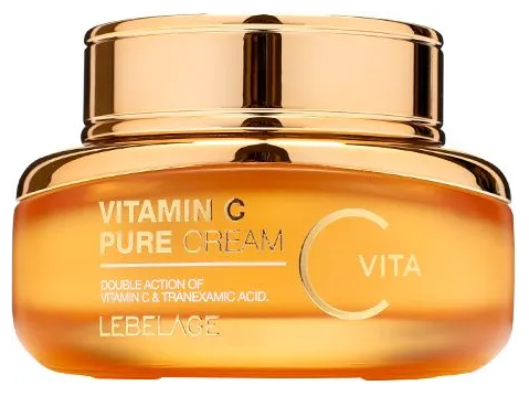 Крем для сияния кожи лица с витамином С Lebelage Vitamin C Pure Cream, 55 мл