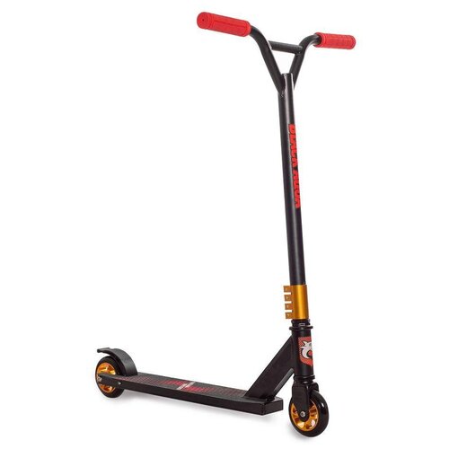 Детский 2-колесный трюковой самокат BlackAqua Stunt Scooter-4, black-red