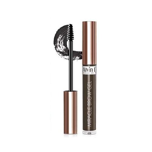 Alvin D'or гель для бровей Miracle Brow gel, 02 dark brown