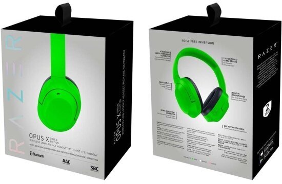 Гарнитура Razer Opus X Green (RZ04-03760400-R3M1) — фото 1