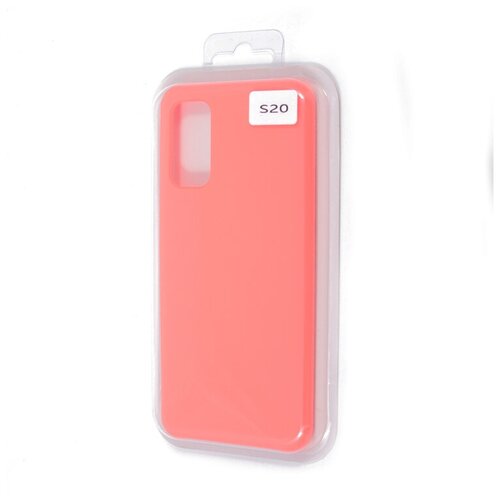 фото Чехол- накладка для samsung g980f s20 silicone case nl ярко- розовый (12)