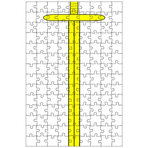 фото Магнитный пазл 27x18см."меч, лезвие, оружие" на холодильник lotsprints