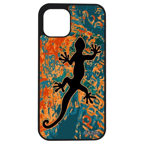 фото Защитный чехол на мобильный // iphone 12 pro max // "саламандра" талисман амулет, utaupia, цветной