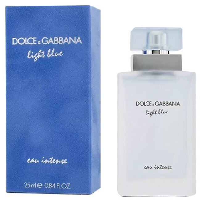 Dolce & Gabbana, Light Blue Eau Intense, 25 мл, парфюмерная вода женская