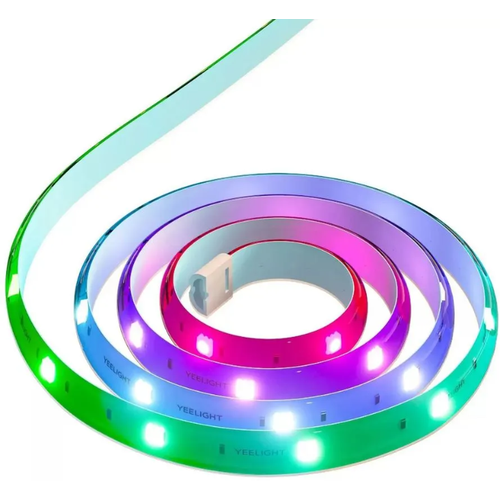 Умная светодиодная лента YEELIGHT/1 метр/лента с многоцветными светодиодами/поддержка умного дома/работает с Алисой/умный свет с пультом/многоцветная