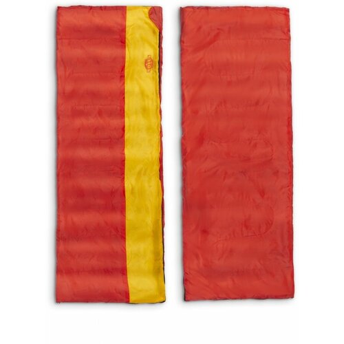 спальный мешок talberg grunten 40c черный желтый молния с левой стороны Спальный мешок Novus T20N, красный/желтый, молния с левой стороны