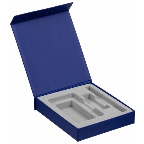 фото Коробка latern для аккумулятора 5000 мач, флешки и ручки, синяя, 17,5х15,5х3,3 см oasis