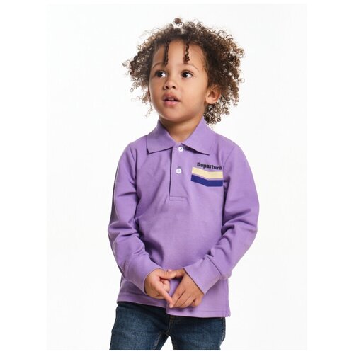 Поло для мальчиков Mini Maxi, модель 0099, цвет фиолетовый, размер 122