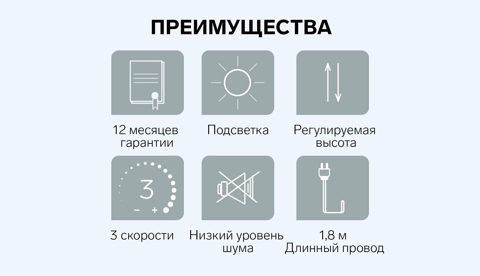 Напольный вентилятор LOF-01 8шт, напольный, 40 - 45 Вт, 3 режима, бело-синий, белый, синий - фотография № 17