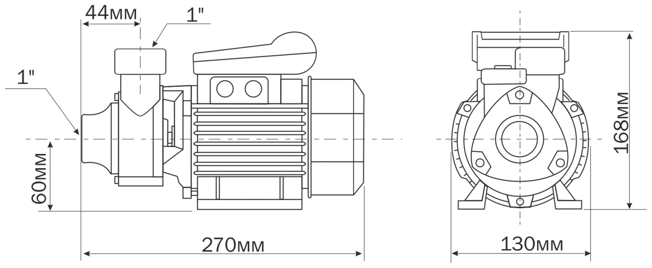 Изображение Поверхностный насос Aquario ADB-40 (450 Вт)