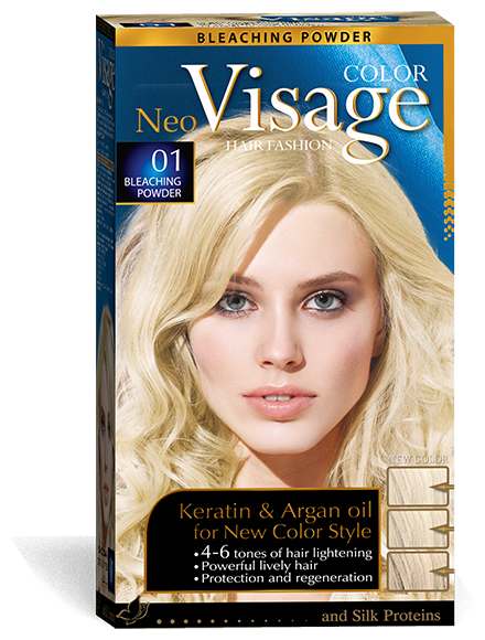 VISAGE Color Hair Fashion / Осветляющая пудра VISAGE Bleaching Powder