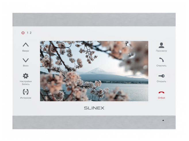 Видеодомофон SL-07IPHD серебр./бел. Slinex ИВ-00000179 - фотография № 1