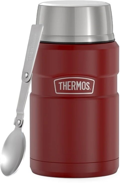 Термос для еды Thermos SK-3021, 0.71 л, красный - фотография № 1