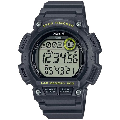 фото Японские спортивные наручные часы casio collection ws-2100h-8a с хронографом