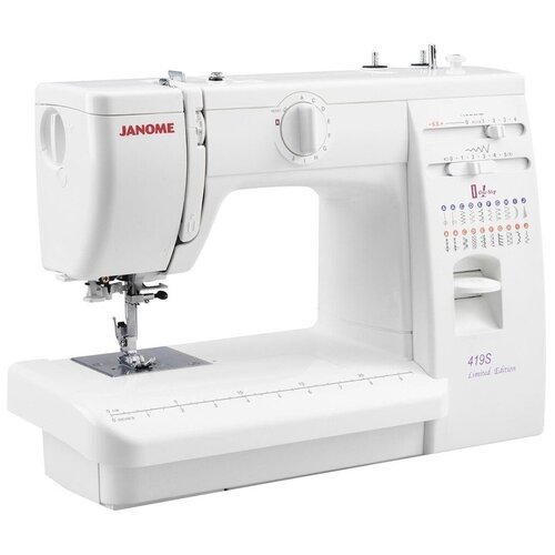 Электромеханическая швейная машина Janome 419S швейная машина janome 419s 5519 бело голубой