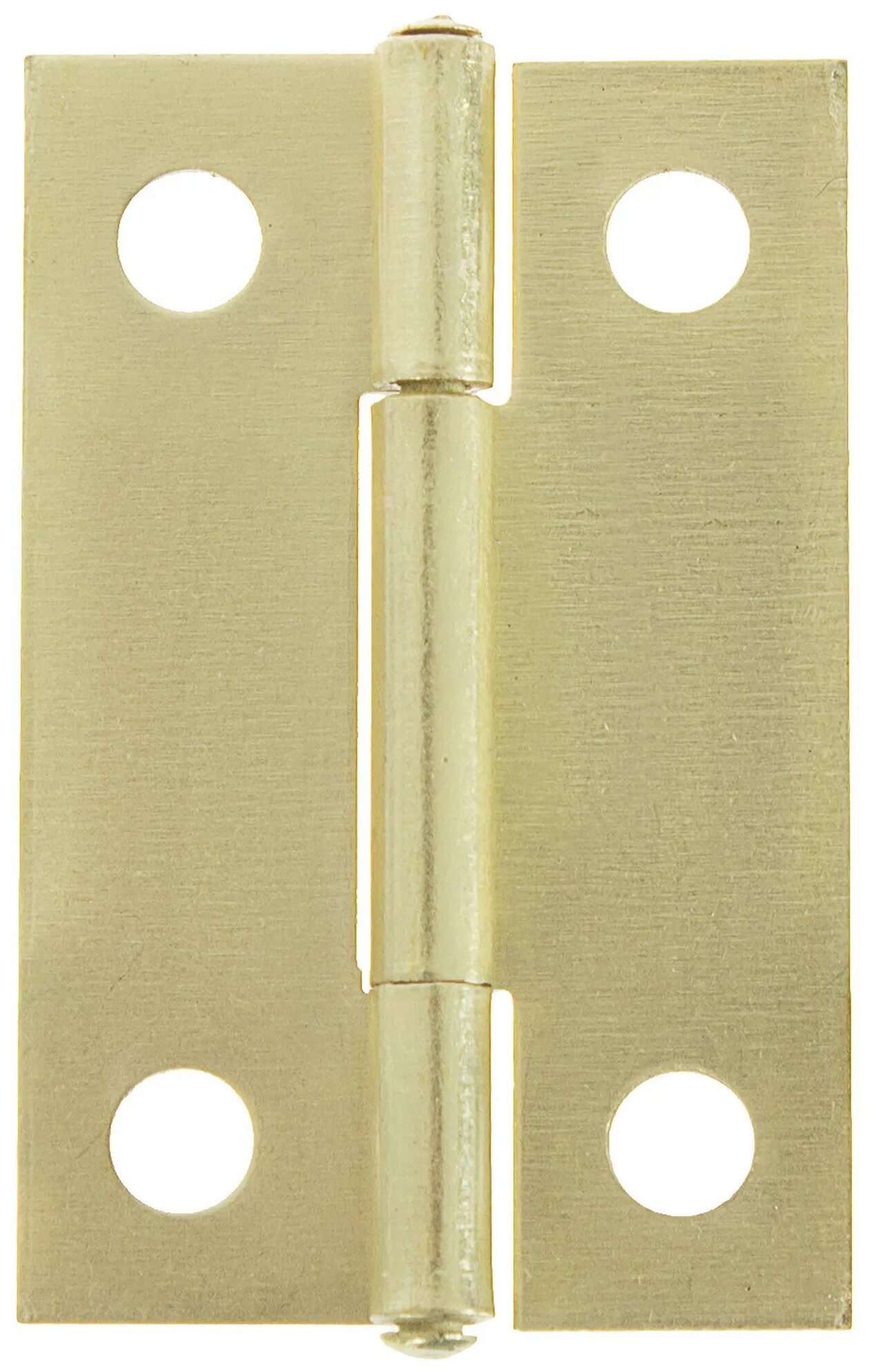 Левша Петля мебельная карточная Левша 35х22 мм сталь цвет золото 2 шт.