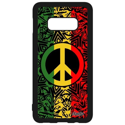 фото Защитный чехол на телефон // galaxy s10e // "peace and love" мир и любовь мандала, utaupia, цветной